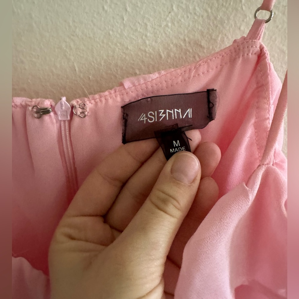 Pink Ruffled Dress - Picture 3 of 4